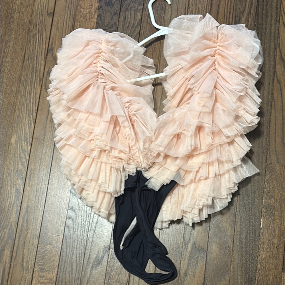 Ruffled Pink Onesie